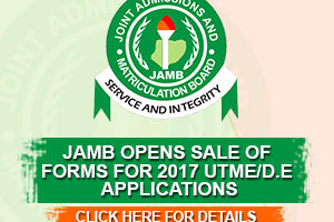 JAMB advert Banner