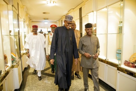 Osinbajo welcomes Buhari