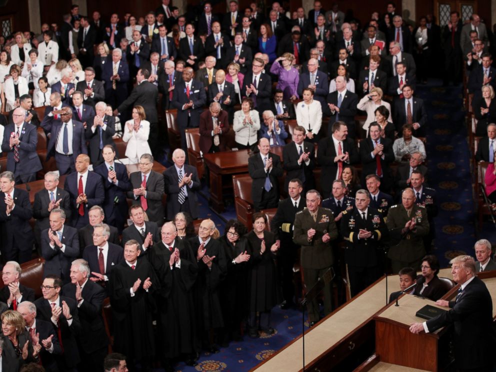 America Is A Nation Divided On Policies, But… President Trump Tells Congress