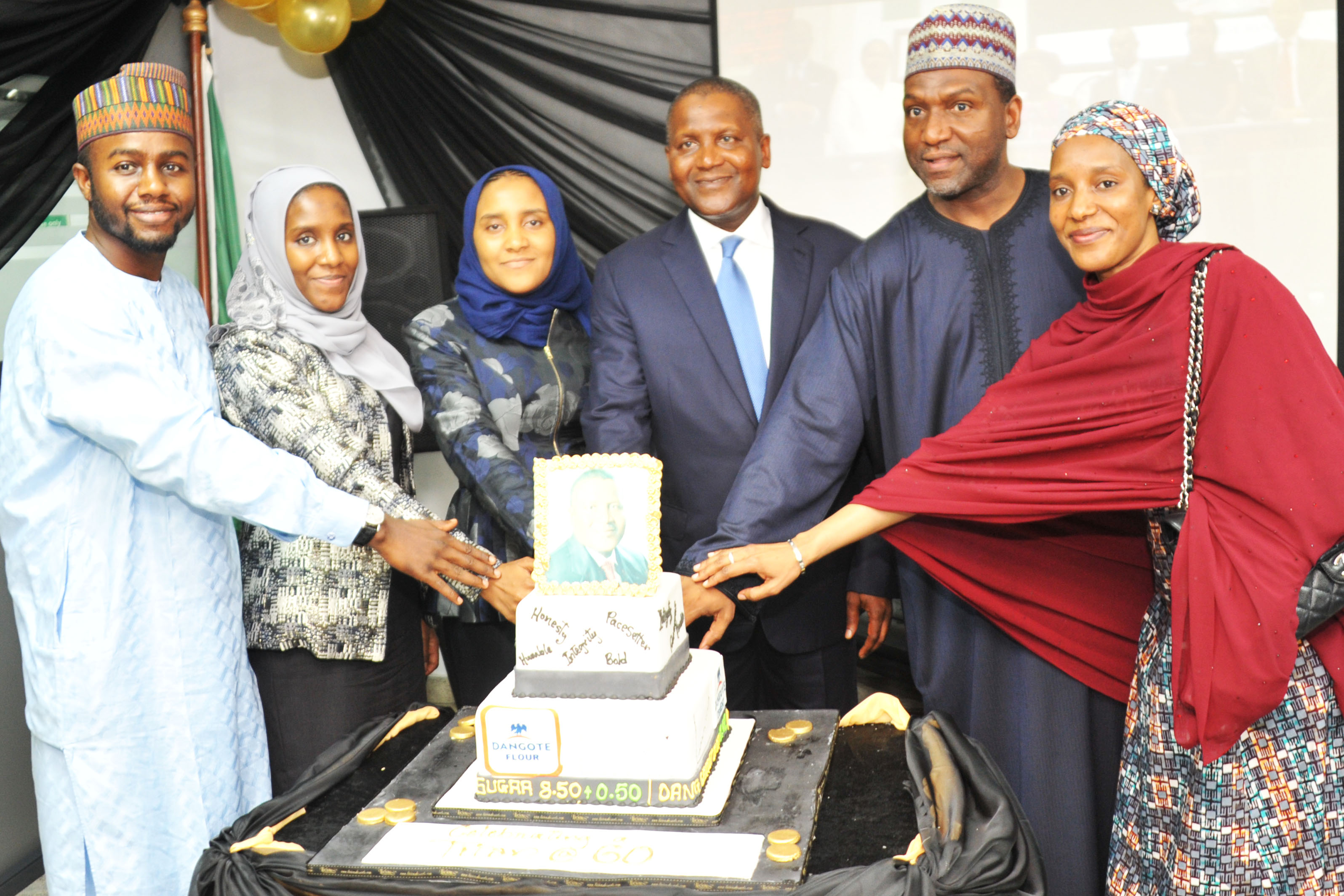 It’s Dangote Family Affair As He Celebrates 60