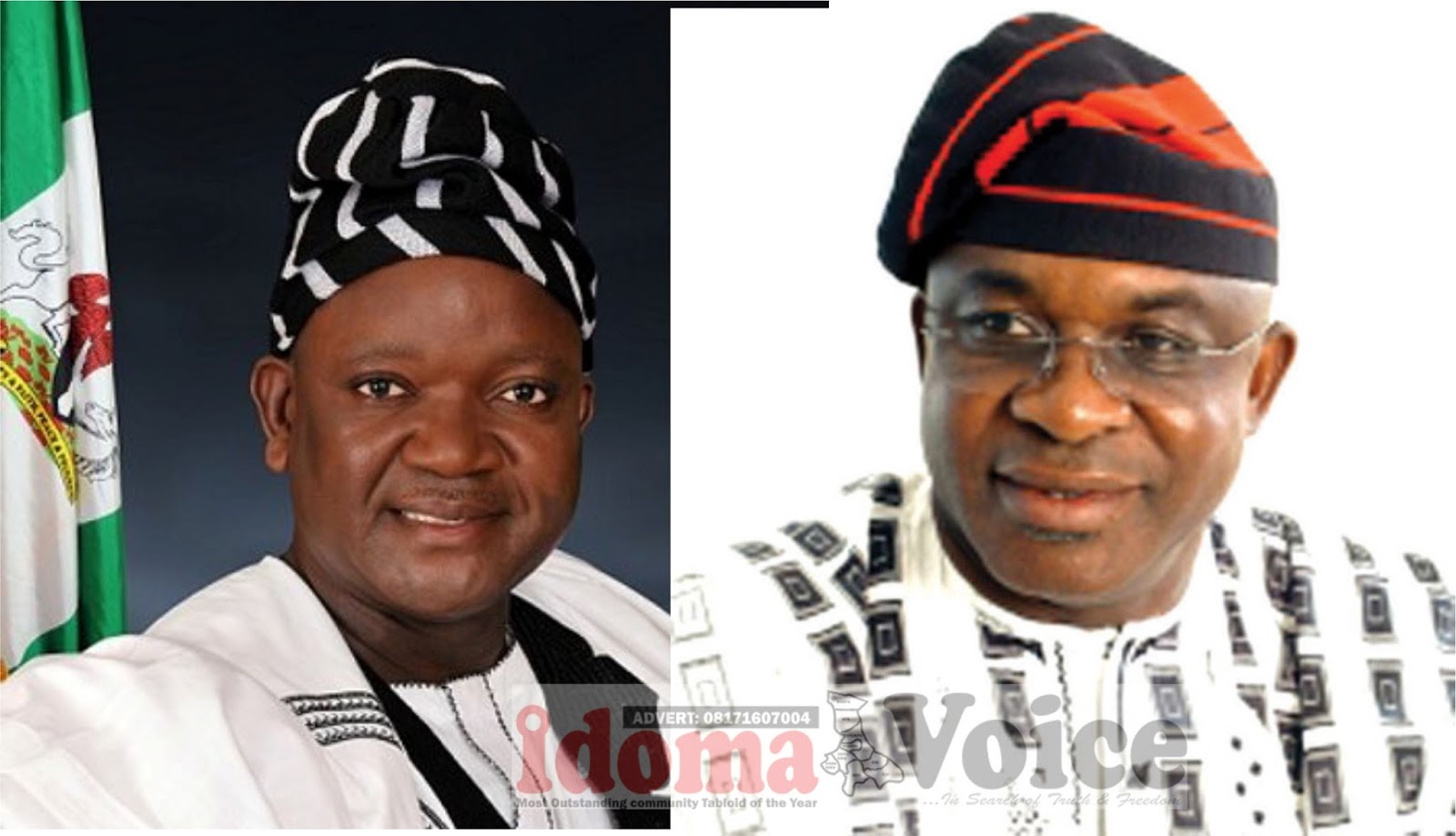 Senator David Mark Is Jealous Of Me, Gov Ortom Swears