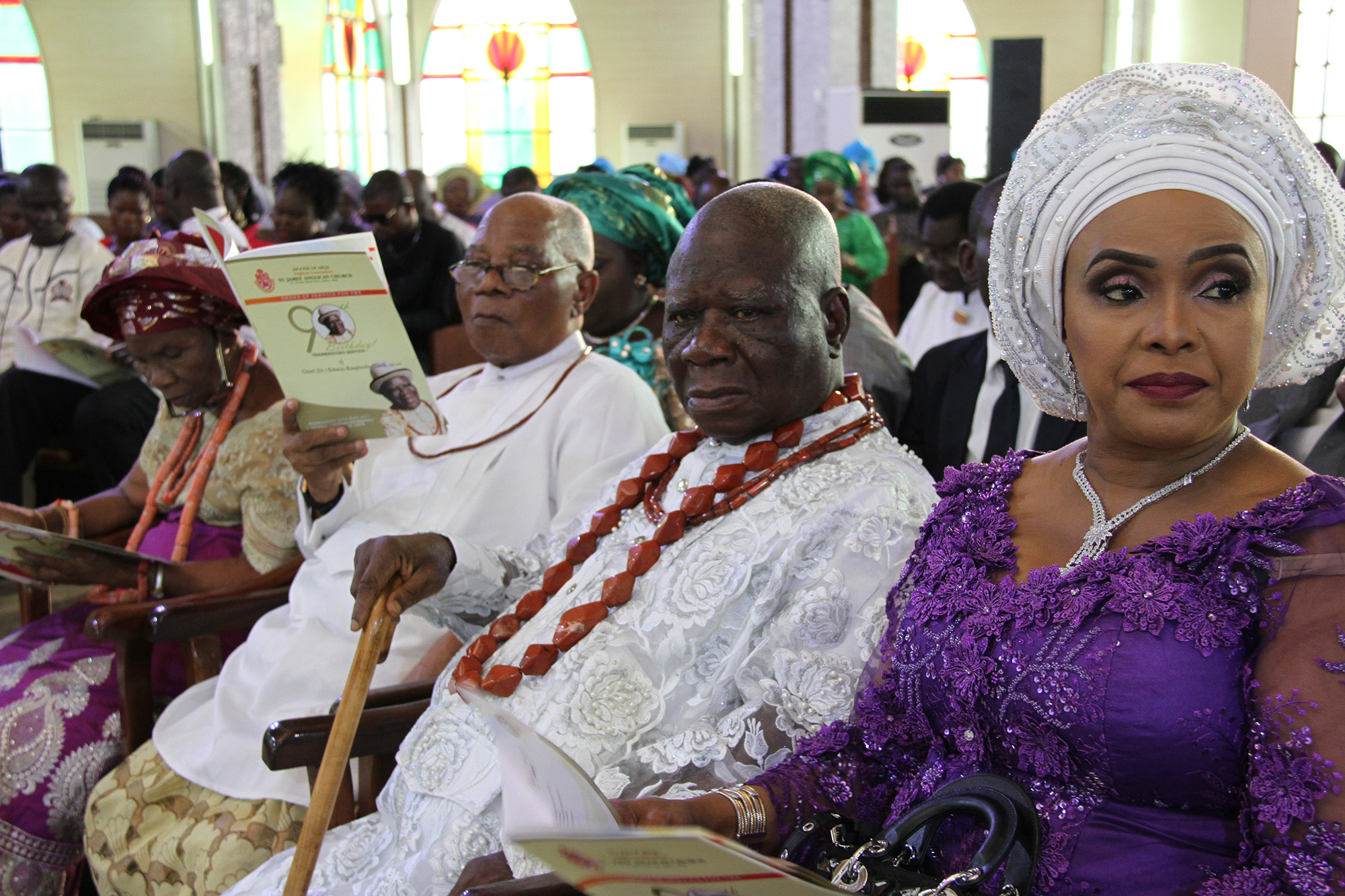 Thanks Giving Church Service For Chief Edwin Clark At 90