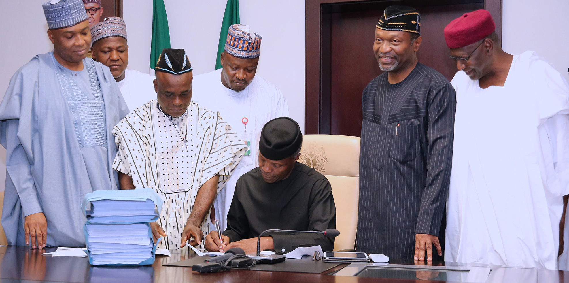 Osinjabo Signs 2017 Appropriation Bill