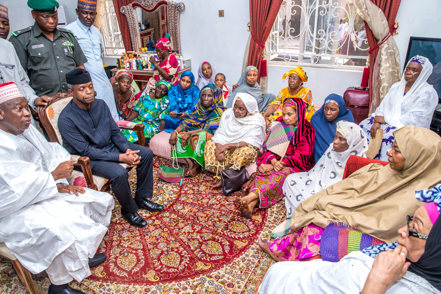 Osinbajo On Condolence Visit To Yusuf Maitama’s Family In Kano