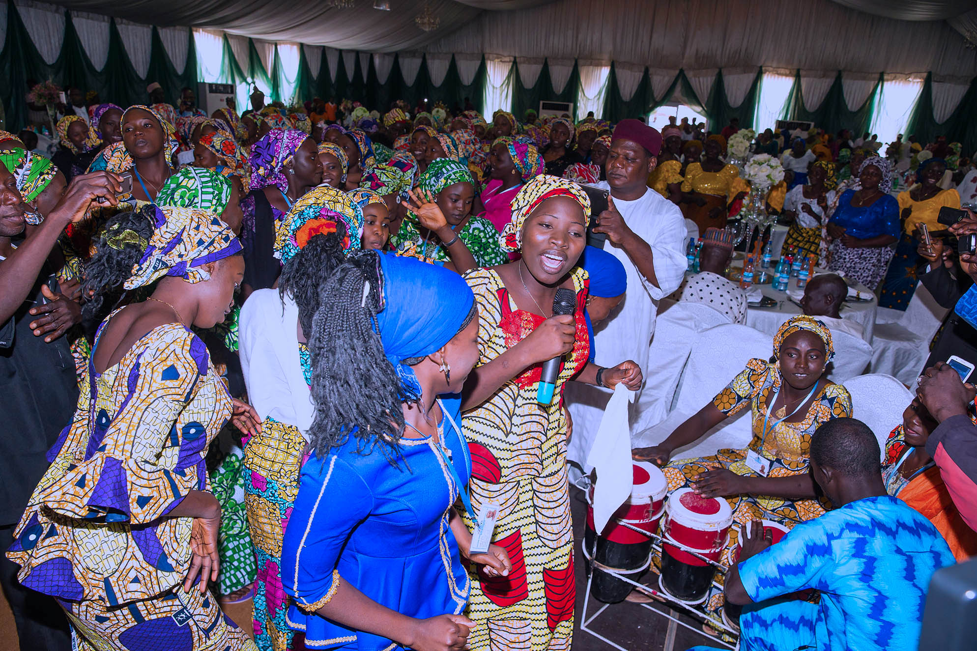 Chibok Girls Turn Drummers, Singers, Dancers