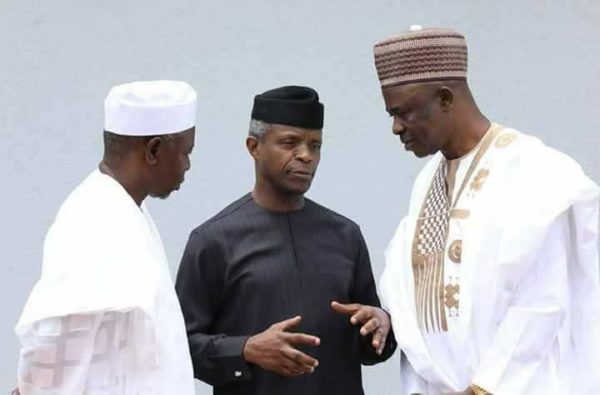 New ministers with Acting President, Prof. Yemi Osinbajo