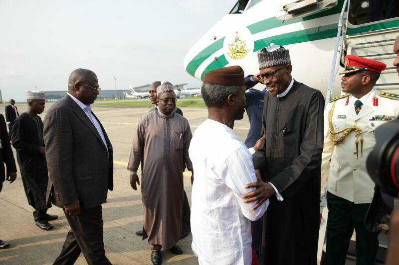 Christians In Aso Villa Offer Special Prayer For Buhari”s Return