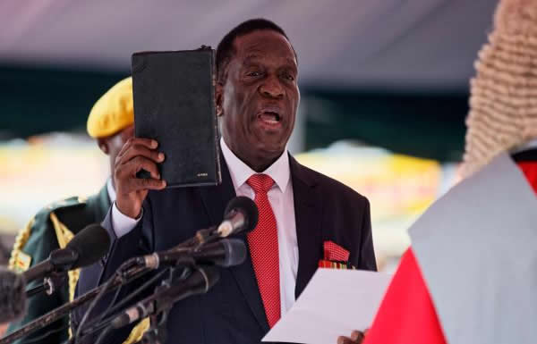 I’ve Come To Fight Corruption, Emmerson Mnangagwa Tells Zimbabwean As He Mounts Presidency