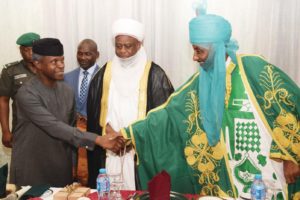 Kano emir and Osinbajo