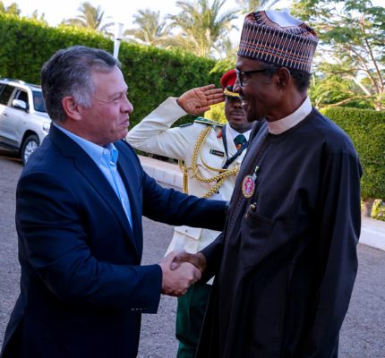 President Buhari holds Bilateral Meeting with King of Jorda