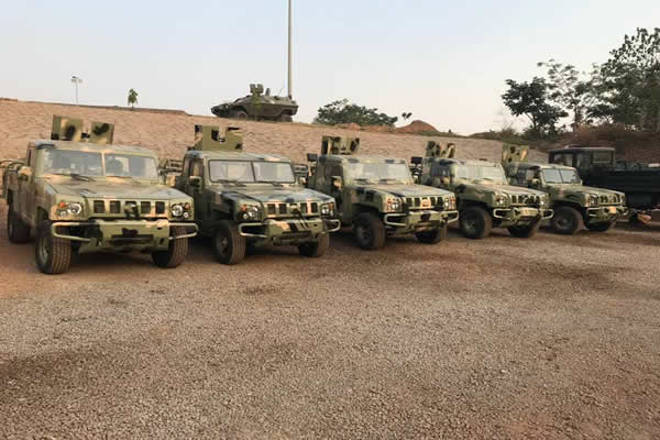Some of the vehicle delivered to Nigerian Army headquarters