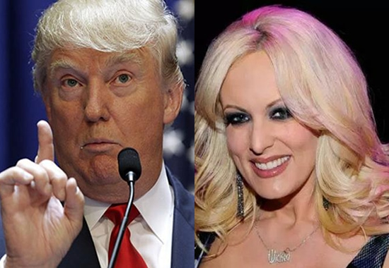 U.S President, Donald Trump and Stephanie Clifford