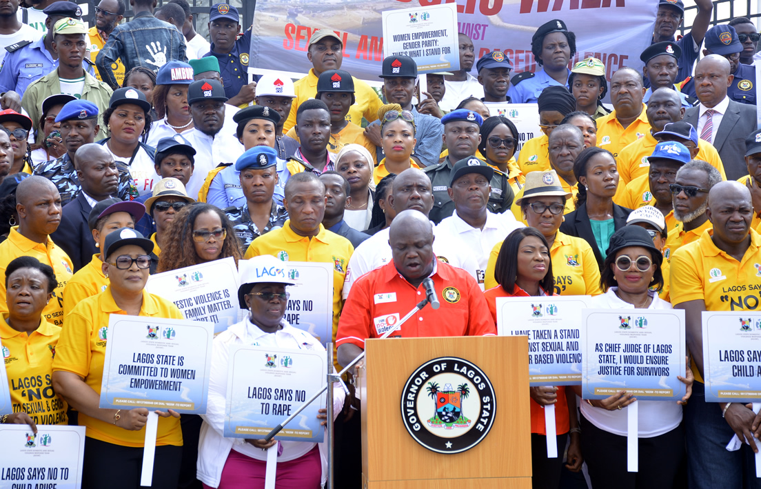 Gov Ambode Supports 25 Years Jail Term For Rapists, Domestic Violence In Lagos