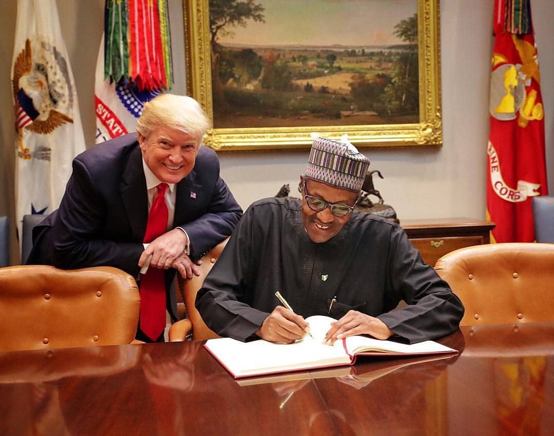 We’re Determined To Stop Terrorism Across The World, President Trump Tells Buhari