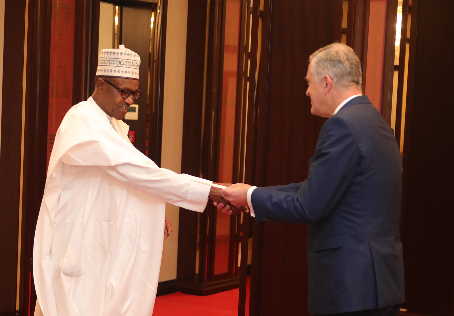 Buhari Welcomes Lebanese Ambassador To Nigeria