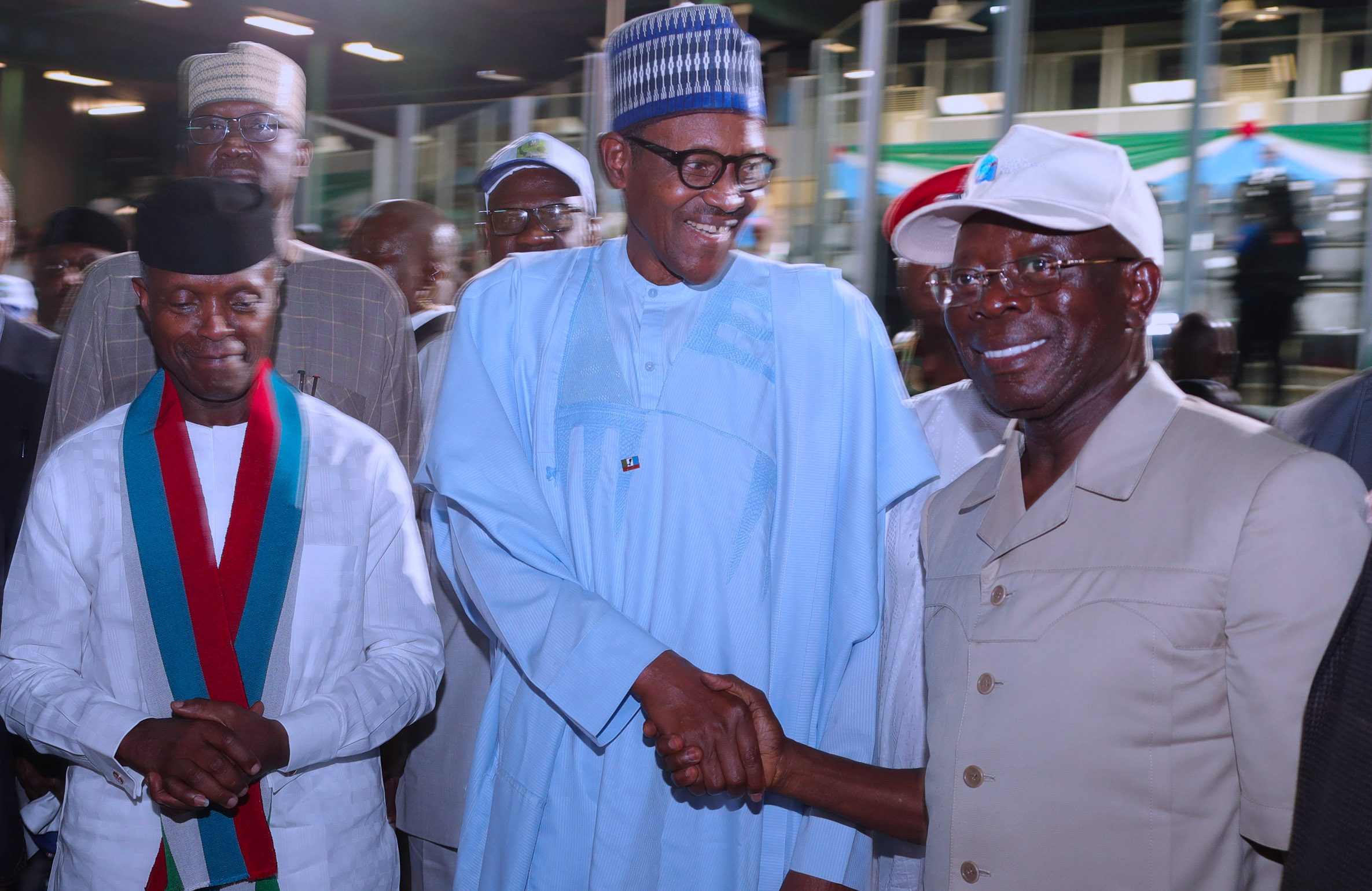Buhari Congratulates New APC Chairman, Adams Oshiomhole