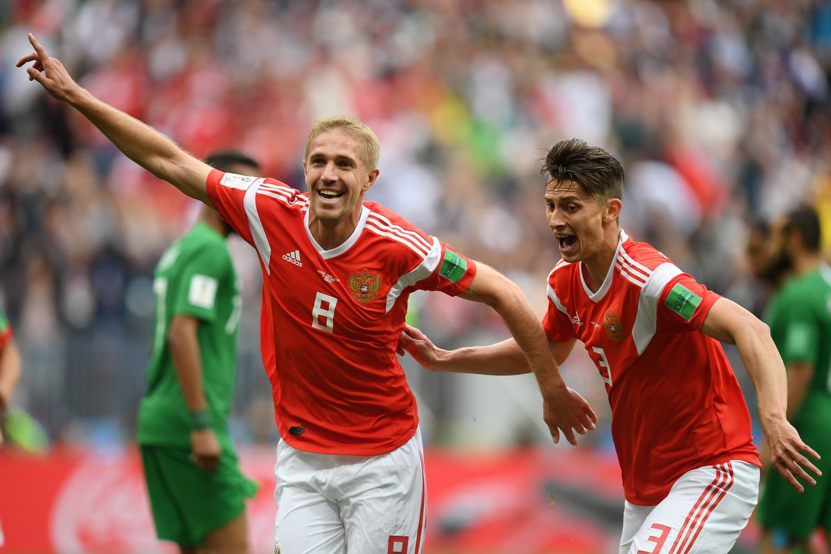 2018 World Cup: Russia White-Washes Saudi Arabia 5-0 In Opening Match
