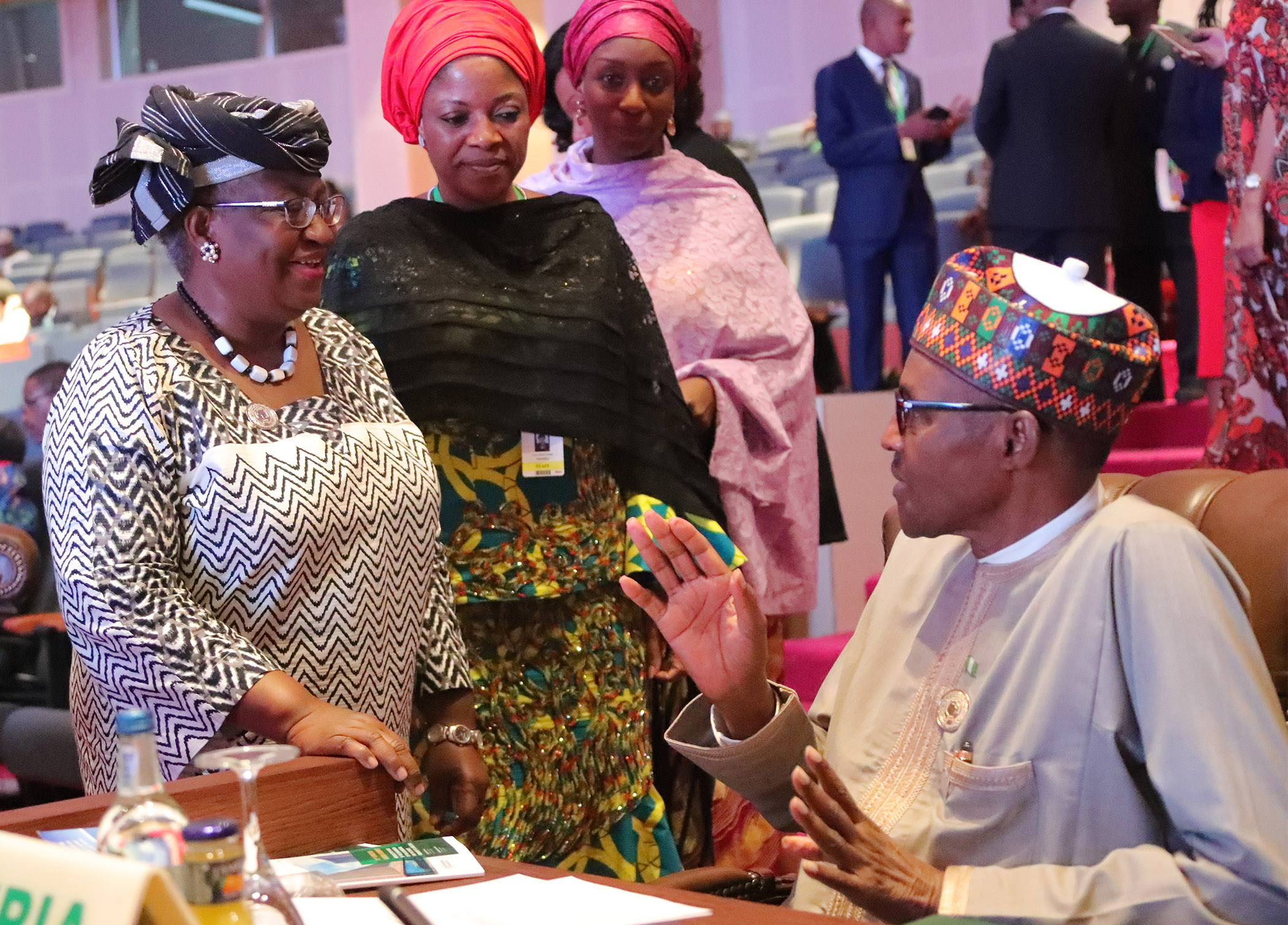 Buhari To Okonjo-Iweala: Good To See You
