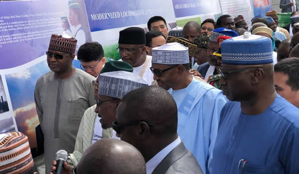 We’re Delivering On Our Electoral Promises, Buhari Insists At Abuja Rail Commissioning