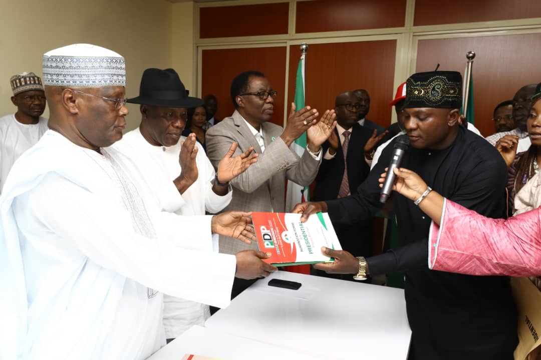 Atiku Support Groups Buy PDP Presidential Nomination Form For Him