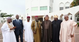 Crises In APC: Governors Storm Aso Rock