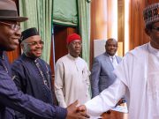 Buhari Has Robust Talks With 4 PDP Governors At Aso Rock Today