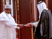 Saudi Ambassador, Others Present Certificates To Buhari