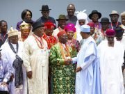 South South Traditional Rulers Storm Aso Rock For Buhari