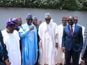 APC Governors Converge On Aso Rock To See Buhari