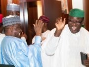 Governors Fayemi, Tambuwal Crack Jokes In Aso Rock