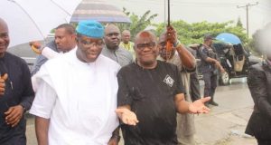 Gov Wike Insists He Never Demolished Mosque, Shows Site To Governors’ Forum Chair