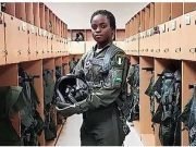 Nigeria’s First Female Fighter Pilot, Kafayat, Eager To Join In Battle With Boko Haram