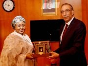Amb. Adnan Rubs Mind With Aisha Buhari