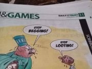 CARTOON: looter And Beggar