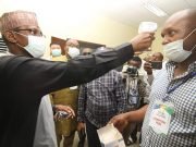 Coronavirus: FCT Minister Does Temperature Test Himself