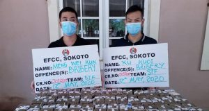 2 Chinese Arrested For Offering N100 Million Bribe To EFCC Top Officer