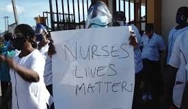 Nurses In Abuja March On Streets, Protesting Against New Verification Rules