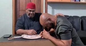 2023: Pete Edochie Endorses His Son, Yul Edochie For Presidency