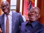 Obaseki, Oshiomhole Reconcile, Say “We Are Brothers”