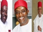 Anambra Guber: Soludo Of APGA, Andy Uba Of APC, Ozigbo Of PDP Slug It Out Nov 6