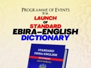 Ebira People From Kogi Launch Ebira-English Dictionary Tomorrow In Abuja