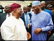 Atiku In Laughing Match With Bode George In Lagos