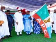 TInubu Flies APC’s Presidential Flag Into 2023