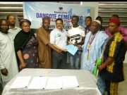Dangote cement Signs Mouthwatering Development Projects With Kogi communities