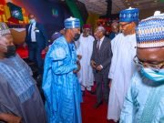 Zulum Greets Buhari At NNPC