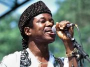 President Buhari Rolls Out Talking Drums To Celebrate Sunny Ade At 76