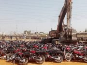 Abuja Task Force Destroys 400 Motorcycles Impounded In Operations