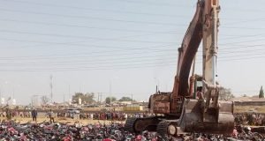 Abuja Task Force Destroys 400 Motorcycles Impounded In Operations