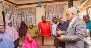 Senate President, Akpabio Visits Family Of Late Tribune Reporter, Tijani Adeyemi
