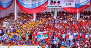 Nov 11 Guber Poll: Vice President Shettima Asks Bayelsa People To Join The Centre By Voting APC Candidate